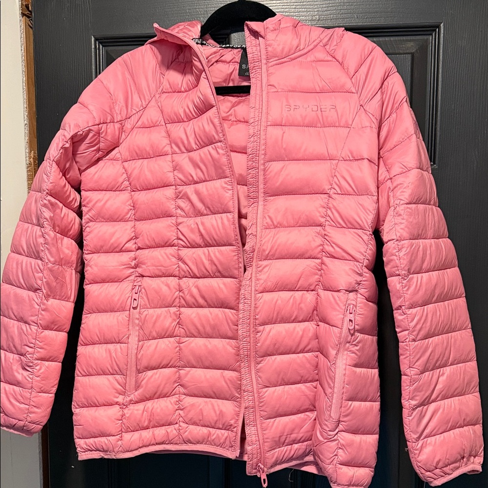 Spyder Light Pink Quilted Jacket